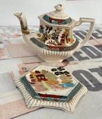 Antiek 1900 Gater Hall & Co Theepot porselein thee-pot set, Ophalen of Verzenden