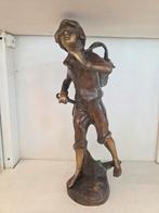 Antieke bronzen beeld gesigneerd door Ernest Rancoulet, Antiek en Kunst, Antiek | Koper en Brons, Ophalen