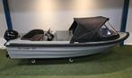 Seafinder 435 Nardo grey + Tohatsu 9,8pk compleet vaarklaar, Ophalen, Gebruikt, Tot 10 pk, 3 tot 6 meter