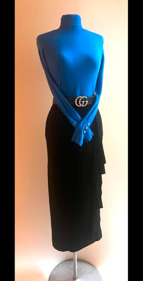 Cosh 36 trendy midi maxi suede leren rok zwart, Kleding | Dames, Rokken, Zo goed als nieuw, Maat 36 (S), Zwart, Onder de knie