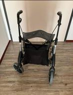 Zwarte opklapbare rollator, Diversen, Rollators, Ophalen of Verzenden, Gebruikt