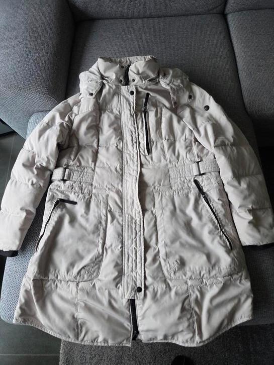 Reset winterjas xxl, Kleding | Dames, Jassen | Winter, Zo goed als nieuw, Maat 46/48 (XL) of groter, Beige, Ophalen of Verzenden