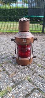 Stuurboord-bakboord koperen lamp, Antiek en Kunst, Antiek | Lampen, Ophalen