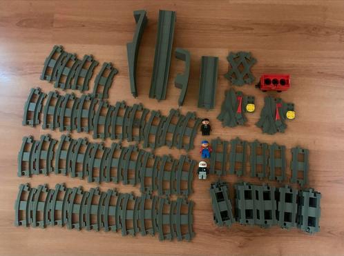 Duplo Treinrails Set, Kinderen en Baby's, Speelgoed | Duplo en Lego, Gebruikt, Duplo, Losse stenen, Ophalen of Verzenden