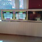 Glas in lood ramen bovenlicht zijraam en 2 kleine raampjes, Ophalen, Gebruikt