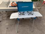 Campingaz camping kitchen  2 pits gas kooktafel met rekje, Ophalen of Verzenden, Overige