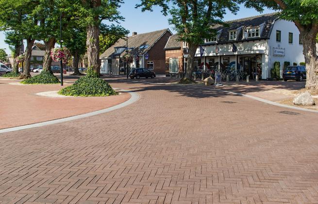 Gebakken dikformaat marrone, Tuin en Terras, Tegels en Klinkers, Nieuw, Klinkers, Ophalen of Verzenden