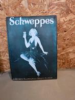 Oud Schweppes Reclamebord, Ophalen of Verzenden