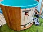 Hottub jacuzzi om af te maken, red ceder, warmtepomp, 140cm, Ophalen of Verzenden, Zo goed als nieuw