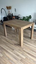 Eettafel wild eiken kleur - 80x120, Huis en Inrichting, Ophalen, 100 tot 150 cm, Eikenhout, Nieuw