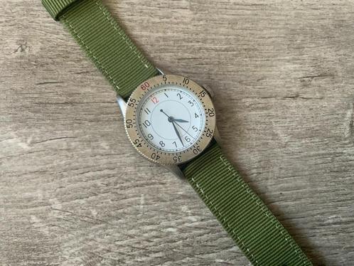 New old Stock Nieuw Heren Horloge Handopwinder Pilot Style, Sieraden, Tassen en Uiterlijk, Sporthorloges, Nieuw, Android, Zwart