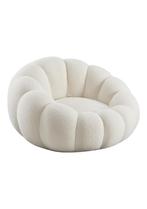 OHNO Furniture Madison - Teddy Fauteuil - Wit, Niet ingevuld, Niet ingevuld, Ophalen of Verzenden, Niet ingevuld