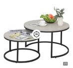 Nieuwe Salontafelset - Direct op te halen!, Ophalen, 50 tot 100 cm, Rond, Nieuw