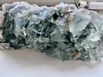Fluoriet met calciet Xianghualing fluorite calcite, Verzenden, Mineraal