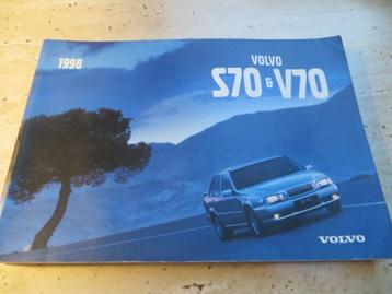 Instructieboek Volvo S70, Volvo V70 1997 - 1998 incl. audio beschikbaar voor biedingen