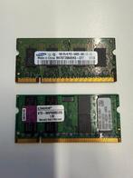 PC2 DDR2 SODIMM geheugen (1X 1GB & 1X 2GB) -zie beschrijving, Computers en Software, RAM geheugen, Gebruikt, Ophalen of Verzenden