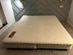 Fijn boxspring onderstel + topper, Ophalen, Gebruikt, Wit, Tweepersoons
