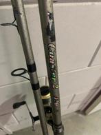 3 stuks strandhengels met zeemolen, Watersport en Boten, Hengelsport | Zeevissen, Ophalen, Gebruikt, Complete set