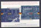 Bundesrepublik (26) - blok 43 - parlement, Postzegels en Munten, Postzegels | Europa | Duitsland, 1990 tot heden, Verzenden, Postfris