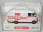 Wiking 0265 01 Mercedes Benz L 319 Bestelwagen wit-rood bild, Nieuw, Ophalen of Verzenden, Auto, Wiking