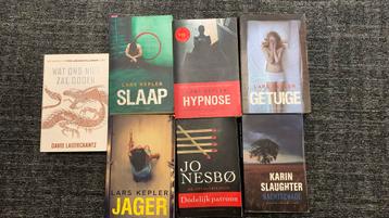 Lars Kepler, Karin Slaughter, Jo Nesbo beschikbaar voor biedingen