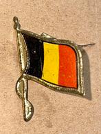Belgische Vlag Speldje - Vintage, Verzamelen, Speldjes, Pins en Buttons, Ophalen of Verzenden, Gebruikt, Stad of Land, Speldje of Pin