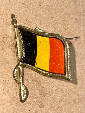 Belgische Vlag Speldje - Vintage beschikbaar voor biedingen