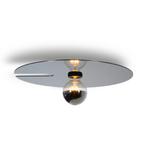 ZGAN Wever & Ducré Mirro 2.0 Plafondlamp Black Chrome 450 mm, Huis en Inrichting, Ophalen of Verzenden, Zo goed als nieuw