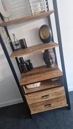 Open kast mangohout, Huis en Inrichting, Kasten | Boekenkasten, Ophalen, Met plank(en), Gebruikt, 50 tot 100 cm