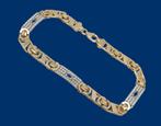 14 karaat Gouden KoningsArmband Koningsschakel Armband 21.5, Jw, Verzenden, Nieuw, Info@juwelenwereld.nl