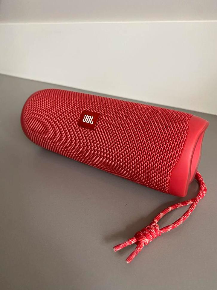 JBL Flip 5 - Rode Bluetooth Speaker, Audio, Tv en Foto, Luidsprekers, Zo goed als nieuw, Overige typen, Minder dan 60 watt, JBL