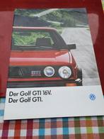 Volkswagen Golf II GTI (16v): Duitse folder 7/1986, Nieuw, Volkswagen, Volkswagen, Ophalen of Verzenden