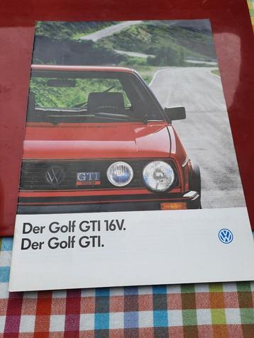 Volkswagen Golf II GTI (16v): Duitse folder 7/1986