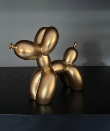 Ballon hondje goud 15h cm beschikbaar voor biedingen