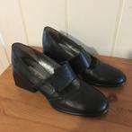Elegante zwarte leren pumps met hak van Lisa Tucci, mt 40,5, Pumps, Verzenden, Zwart, Lisa Tucci