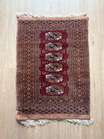 Buahara Tapijt 90x66 cm - Handgeknoopt, Gebruikt, Bruin, 200 cm of meer, Rechthoekig