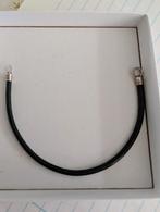 Trollbeads leren armband 18cm, Ophalen, Nieuw, Zwart, Leer