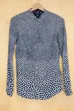 Tommy Hilfiger top blouse blauw met bolletjes XS 34, Kleding | Dames, Blauw, Ophalen of Verzenden, Maat 34 (XS) of kleiner, Gedragen