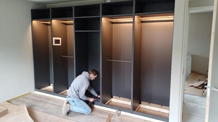 Jouw IKEA Paxkast snel en op maat geplaatst, Huis en Inrichting, Kasten | Kledingkasten, Nieuw, 200 cm of meer, 200 cm of meer