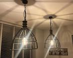 Stoere ijzeren lampen, Huis en Inrichting, Lampen | Hanglampen, Ophalen of Verzenden, Zo goed als nieuw, Minder dan 50 cm