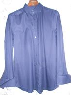 Charles Tyrwhitt non iron overhemd maat 43 slim 100% katoen, Blauw, Charles Tyrwhitt, Ophalen of Verzenden, Zo goed als nieuw