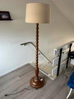 Oude draaipoot lamp, Huis en Inrichting, Ophalen, Zo goed als nieuw, Hout, 150 tot 200 cm
