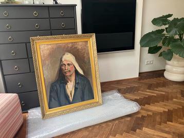 Antiek Schilderij beschikbaar voor biedingen