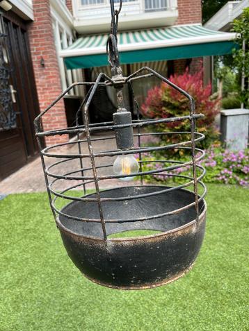 Industriële hanglamp - Stoer en uniek! beschikbaar voor biedingen