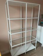 Vittsjo Stellingkast wit glasplaten zgan, Ophalen, Zo goed als nieuw