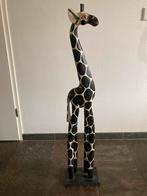 Grote houten giraf, Antiek en Kunst, Kunst | Beelden en Houtsnijwerken, Ophalen of Verzenden