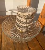 Vintage Saint gobain verre creux serveerschalen set van glas, Huis en Inrichting, Keuken | Servies, Ophalen of Verzenden, Overige stijlen