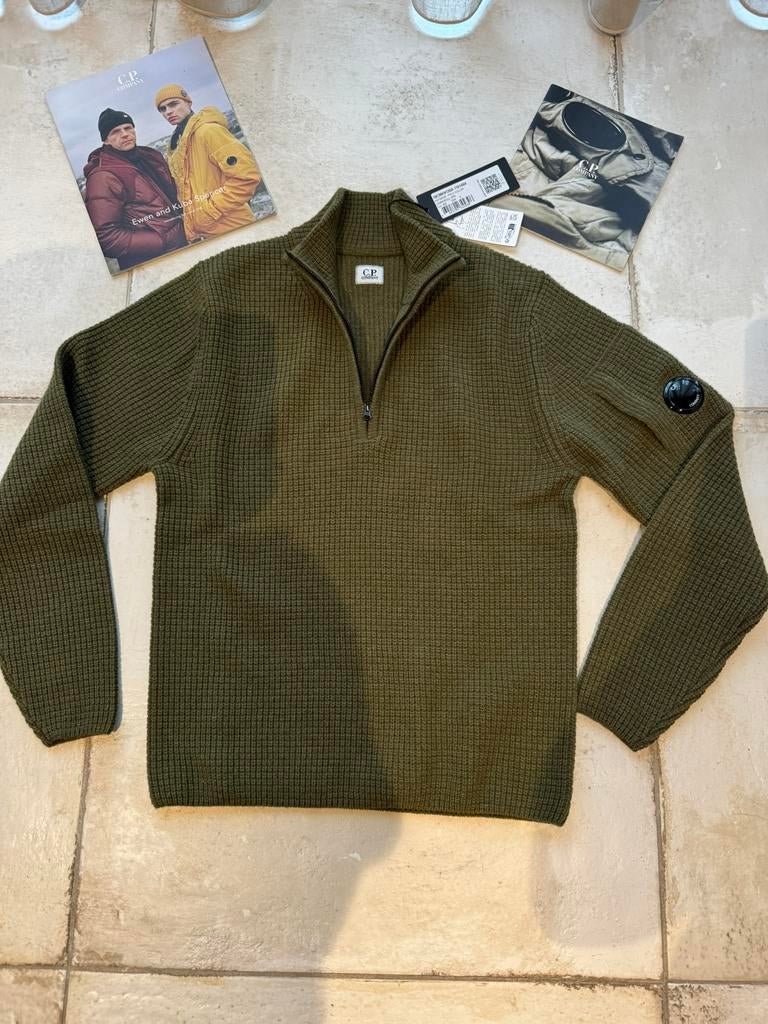 Prachtige nieuwe originele CP Company schipperstrui Medium M, Ophalen of Verzenden, Nieuw, Maat 48/50 (M), Groen