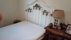 Bed twijfelaar wit met matras, Ophalen, Gebruikt, Wit, Grootmoeders tijd.