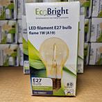 Restpartij E27 led lampen 1 Watt 2200K flame extra warm 1W, Led-lamp, Minder dan 30 watt, Soft of Flame, Nieuw